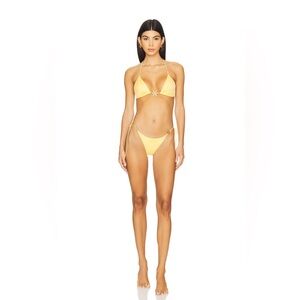 Asta Resort Marigold Juliana Bikini Top/Bottom. Size Top S/Bottom XS. NWT